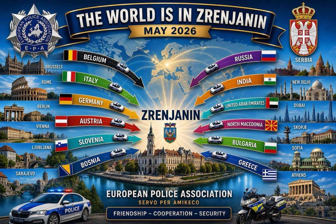 Read more about the article Objavljen zvanični program 31. Skupštine Evropske policijske asocijacije u Srbiji